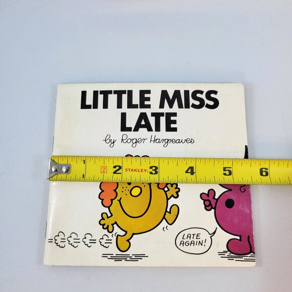 Book Lot Mr. Men Little Miss Mr. Happy Cheerful Miss Late Helpful Roger Hargreav - Picture 13 of 16